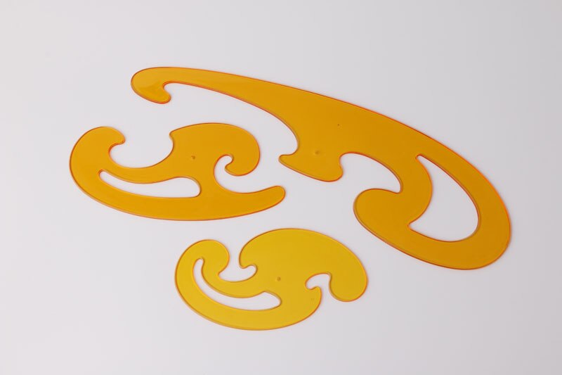 3Pcs Curve Template Drawing Painting Drafting Stencil Sewing Craft Ruler