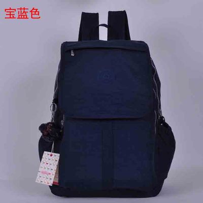 Mochila de nailon con de Mono para mujer, bolso de hombro de colegio, de viaje, Original, 100%: C blue