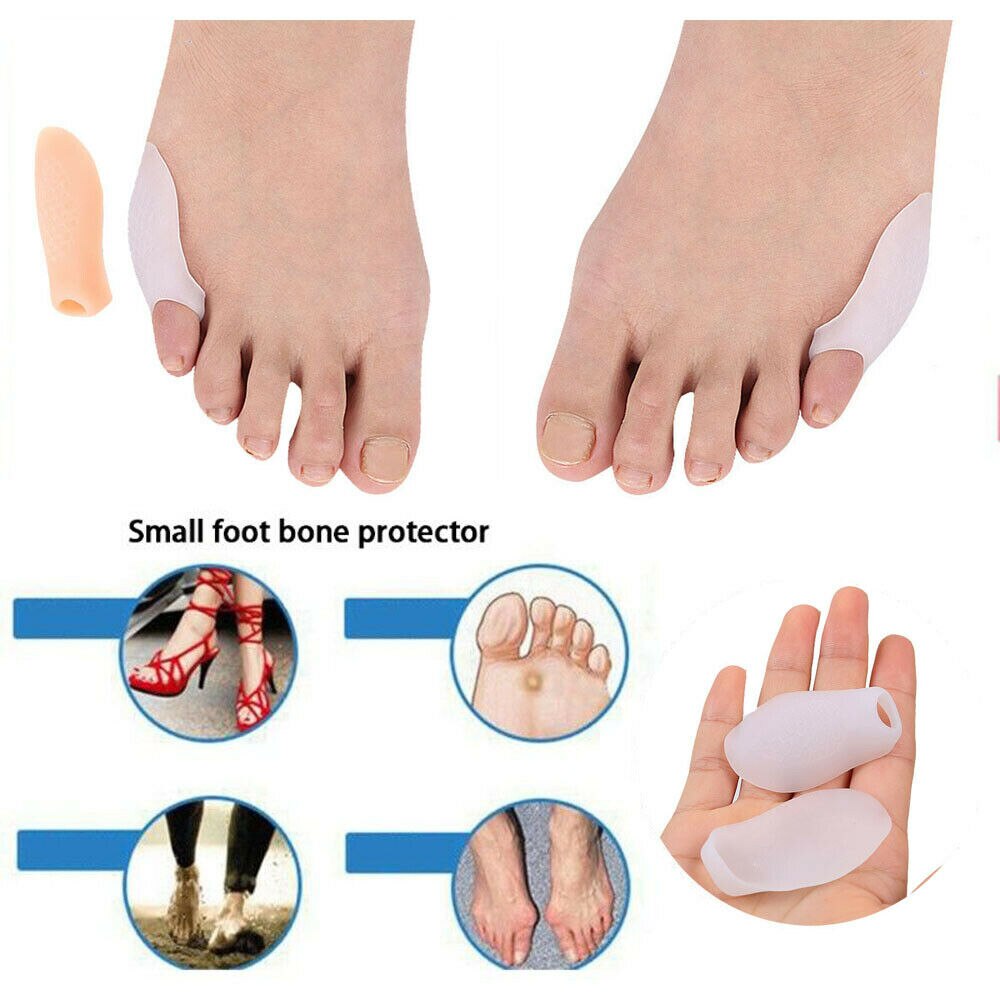 Pain Relief Toe Protectors for Small Toes, Toe Caps, Little Toe Sleeves Small Toe Tailors Bunion Relief Pack