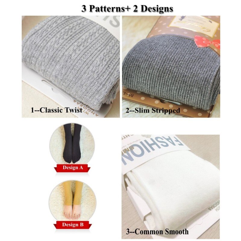 Verdicken warm Twist Gestreiften Frau strumpfhosen Herbst Winter Strumpfhosen Baumwolle gestrickte strümpfe Multi farben Collant Femme Strumpfhose