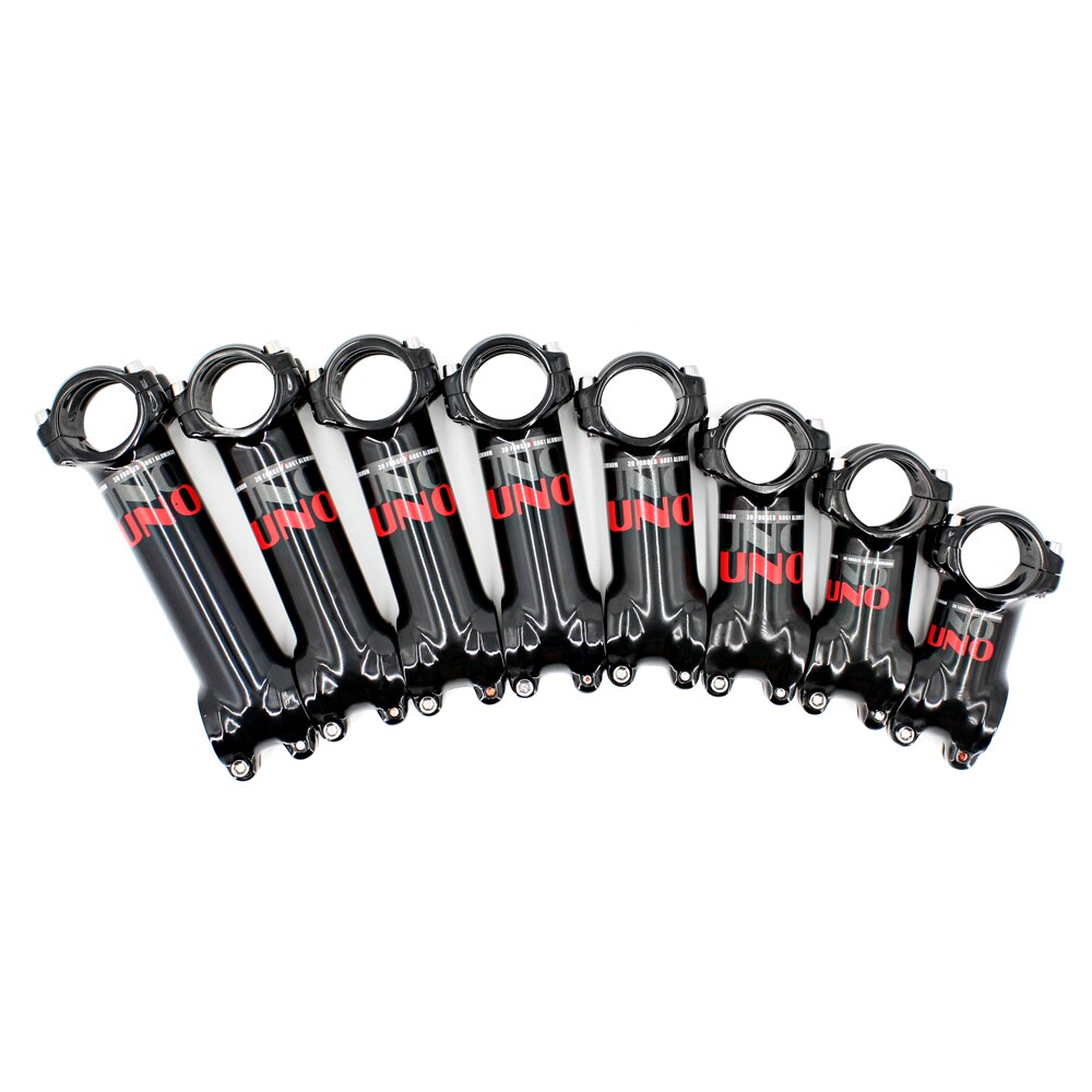 UNO vtt vélo tige 7 degrés ultra-léger en aluminium vélo tige 31.8mm 60-130mm montagne puissance pièces route 7 vélo puissance pièces tige