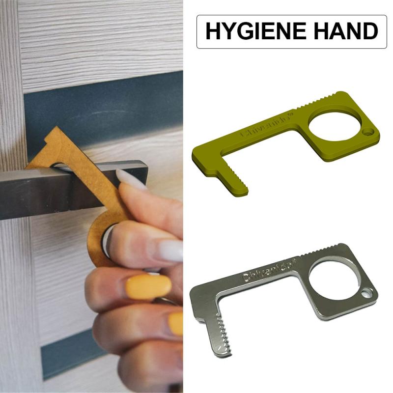 Draagbare Hygiëne Geen Touch Messing Deur Opener H... – Grandado