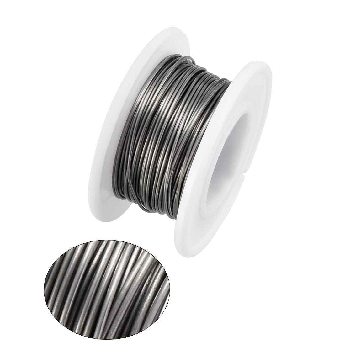 uxcell Superfine Heating Wire FeCrAl Resistor Wire for Heating Elements 0.4mm-0.6mm diameter 0.026inchx33ft DxL