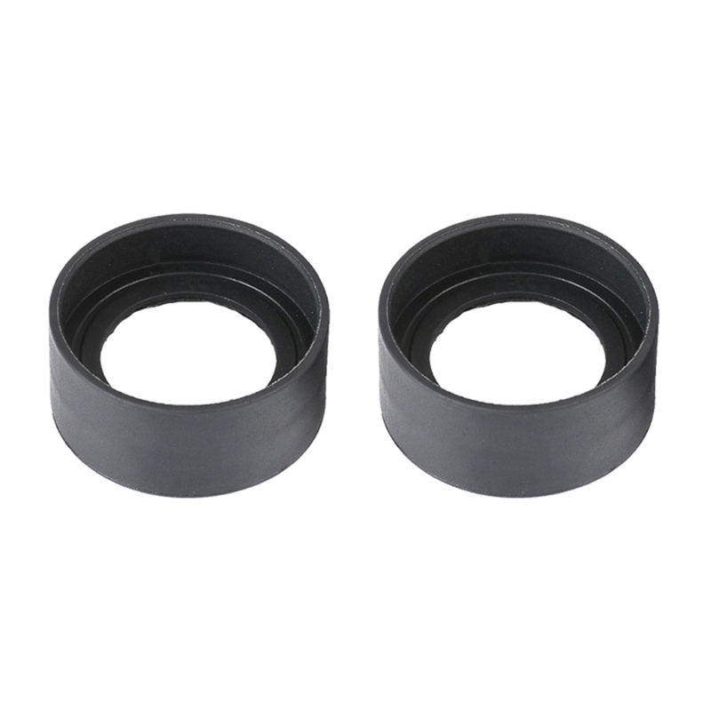 Oculaire œilleton capuchons une paire jumelles protège-yeux stéréo Microscope partie télescopes œilletons diamètre intérieur: Or