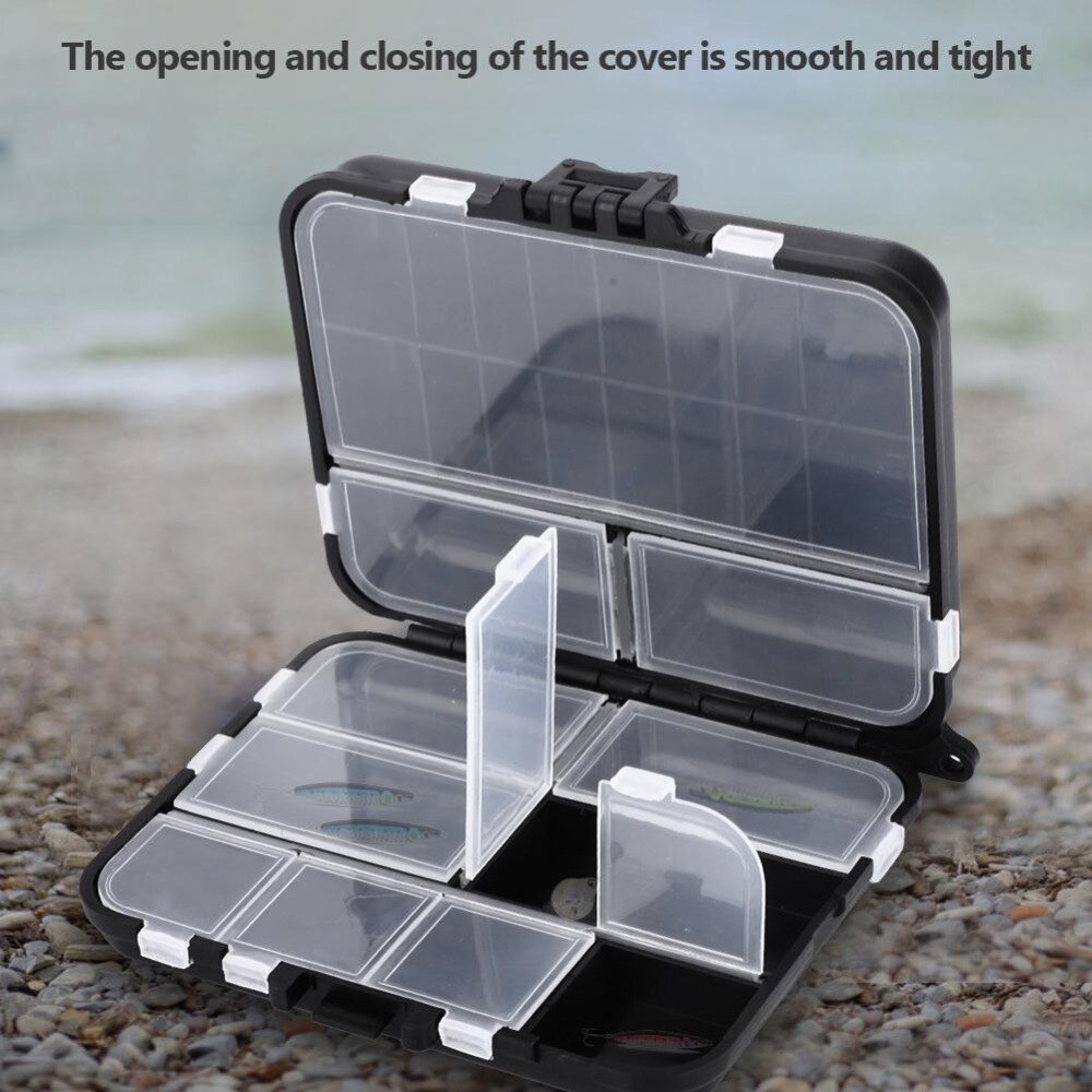 Sea Fishing Tackle Box Portable Plastic Fishing Tool Box Reinforcement Fishing Parts Sorting Box Pesca