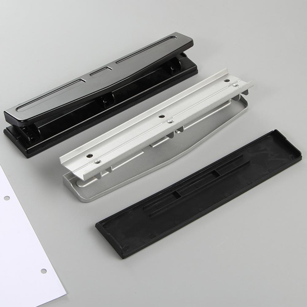 Three holes Manual Office puncher Office Loose leaf A4 paper Punch supplies Metal stationery