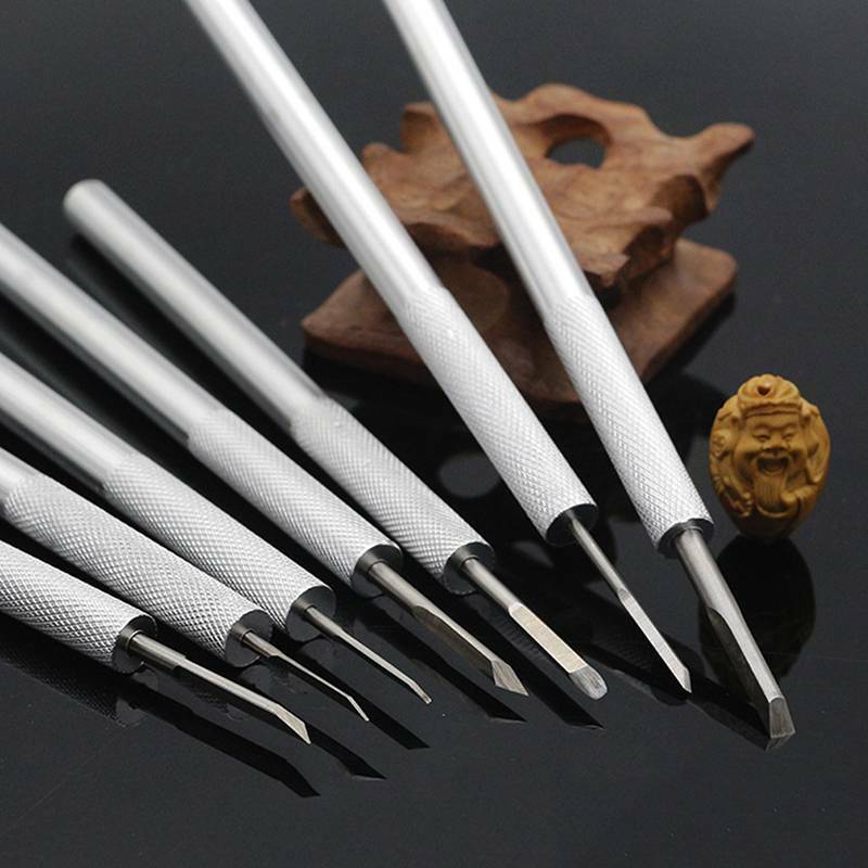 Wood Carving Chisel Woodworking DIY Turning Tool Round Mouth Engraving