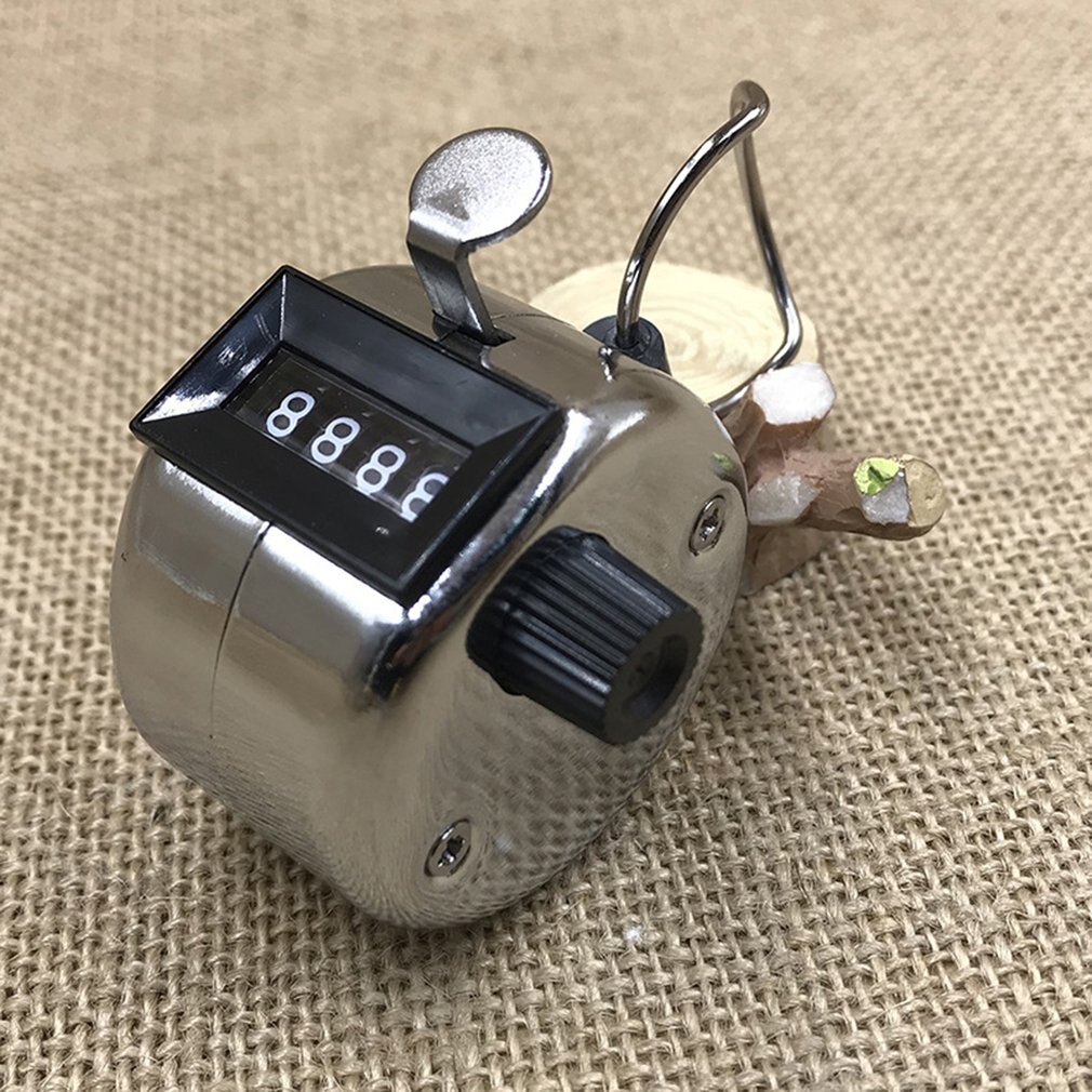 Counter Metal Manual Four-digit Counter Mechanical 0-9999 Engine Room Passenger Flow Station Terminal Counter