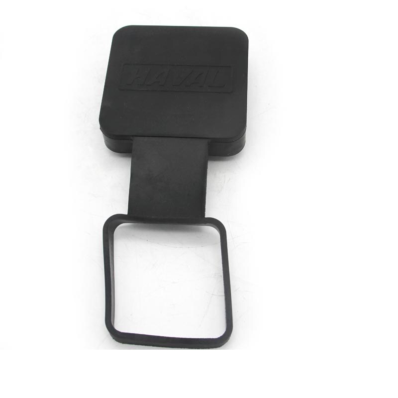 Black Rubber Trailer Hitch Receiver Cover /Universal Receiver Plug Tube Cap/Protective Cover: Clear