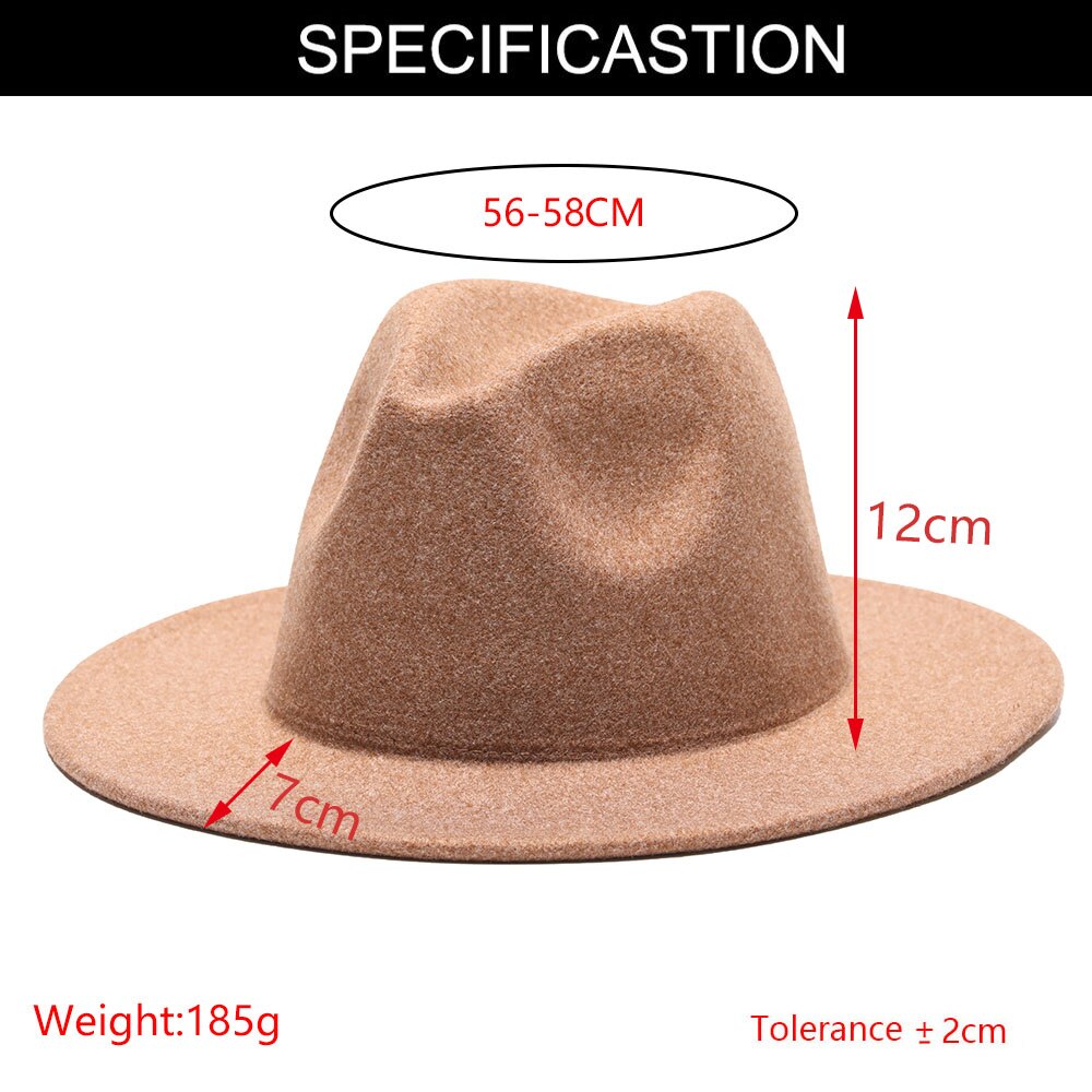 2020 di inverno fedora cappelli per le donne moda Piatto Tesa larga Morbida lana di jazz fedora Cappelli per gli uomini Leopardo gotico superiore cappello da sposa d'epoca