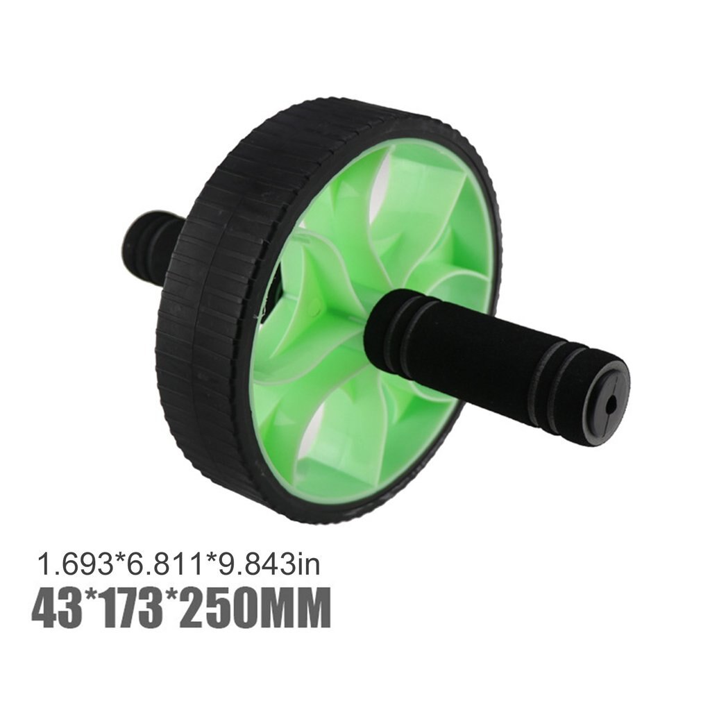 Giant Abdominal Wheel Home Fitness Equipment Abdominal Wheel Male and Female Belly Reduction Vest Line Artifact TPE, PP: Green