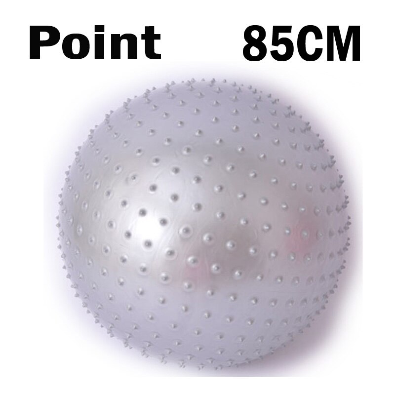 Sports Yoga Balls Point Fitness Gym Balance Fitball Exercise Pilates Workout Barbed Massage Ball 55cm 65cm 75cm 85cm: 85CM Grey