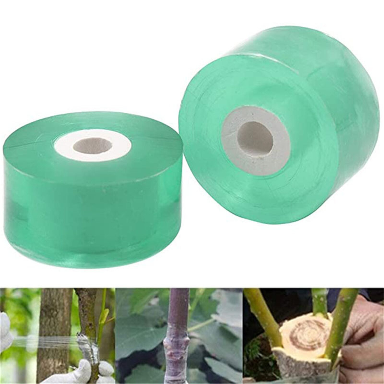 2pcs Grafting Tape Stretchable Plant Grafting Membrane Plant Self Adhesive Repair Tape Nursery Stretchable Gardening Tape