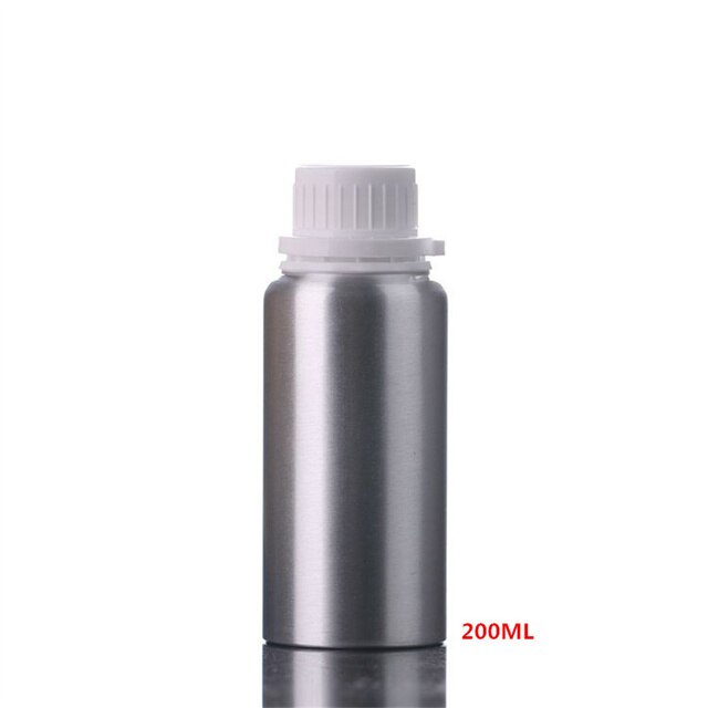 Bouteille en aluminium 50ml-1000ml, conteneur vide Portable, pour parfum, voyage, huile essentielle, bouchon antivol, sous-bouteille, cosmétique,: 200ml