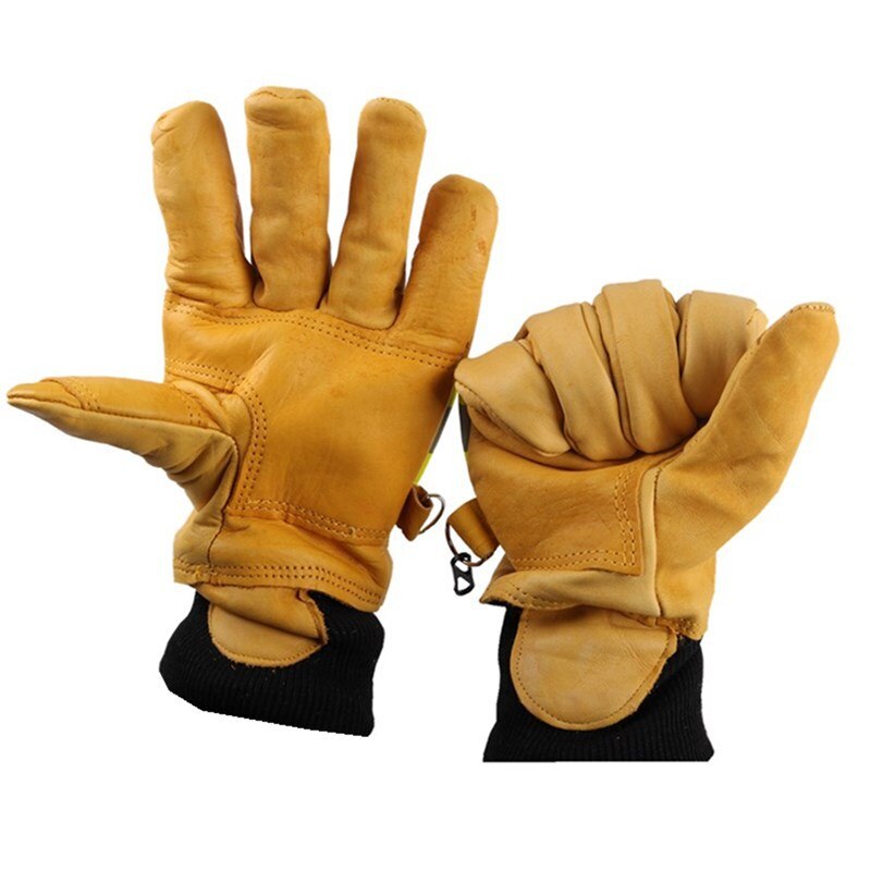 Firefighter Work Gloves Fire-Resistant Flame-Retardant Heat-Insulating Thick Waterproof Breathable And Reflective Safety Gloves