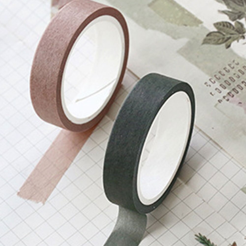 Rolls Washi Papier Tapes Gekleurde Decoratieve Stickers Tape Verpakking Band Voor Diy Levert