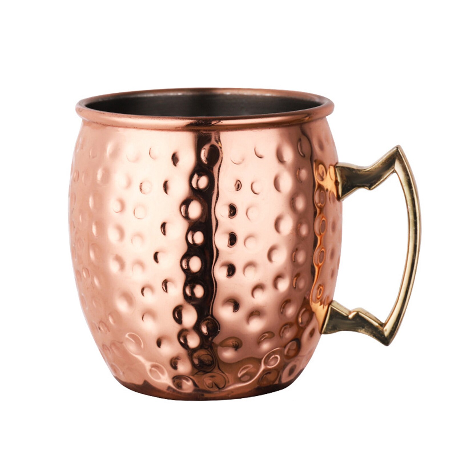 Eligara Lot De 4 Tasses Moscow Mule En Cuivre Pur 16 Oz – Artisanales + Pailles & Sous-Verres – Coffret Cadeau Cocktail