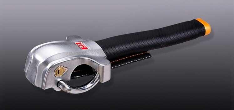 Serrure antivol pour volant de voiture