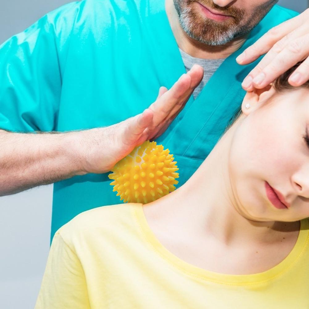 Spiky Massage Ball Multi-function PVC Hand Massage Ball Hedgehog Sensory Training Grip Physiotherapy Fitness