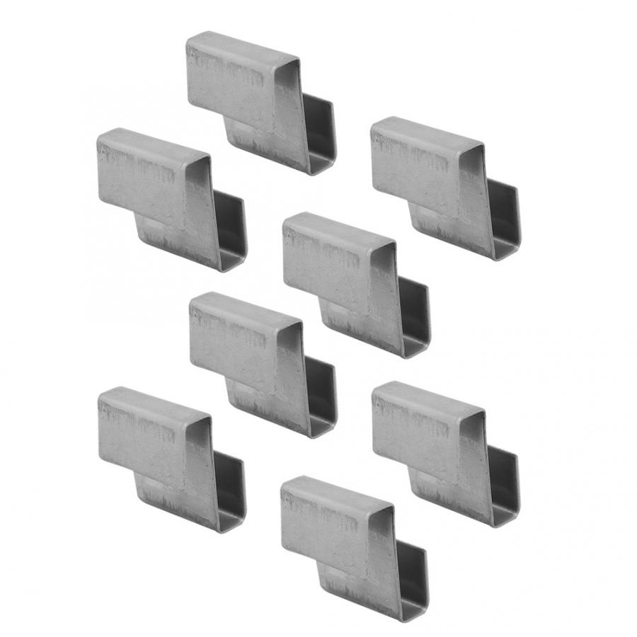 50 pcs Glas Klem Rvs Kas Overlap S Clips Duurzaam Glas Frame Bevestigingsklem