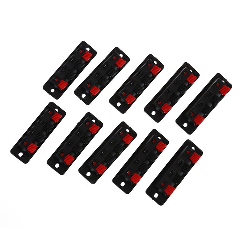 10 Stuks Pcb Mount 1 Rij Verticale 4 Positie 4 Pin Speaker Terminal Connector