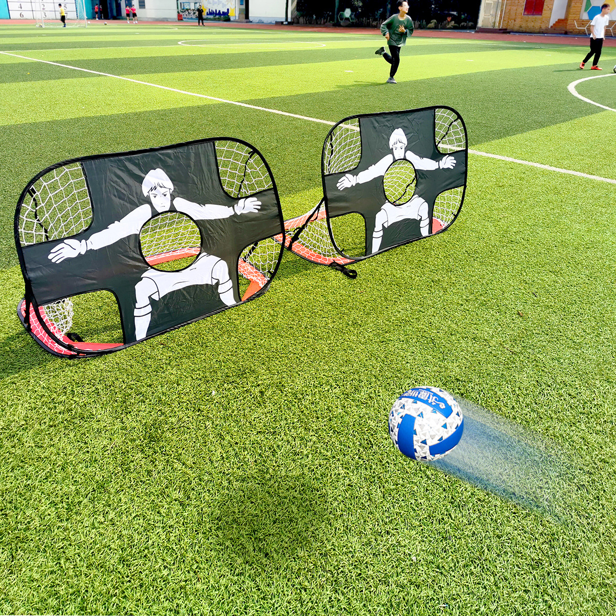 Opvouwbaar voetbaldoel Nylon voetbaldoel Voetbaldoelnet voor kinderen en volwassenen voor speeltuin Achtertuin Indoor Outdoor Training