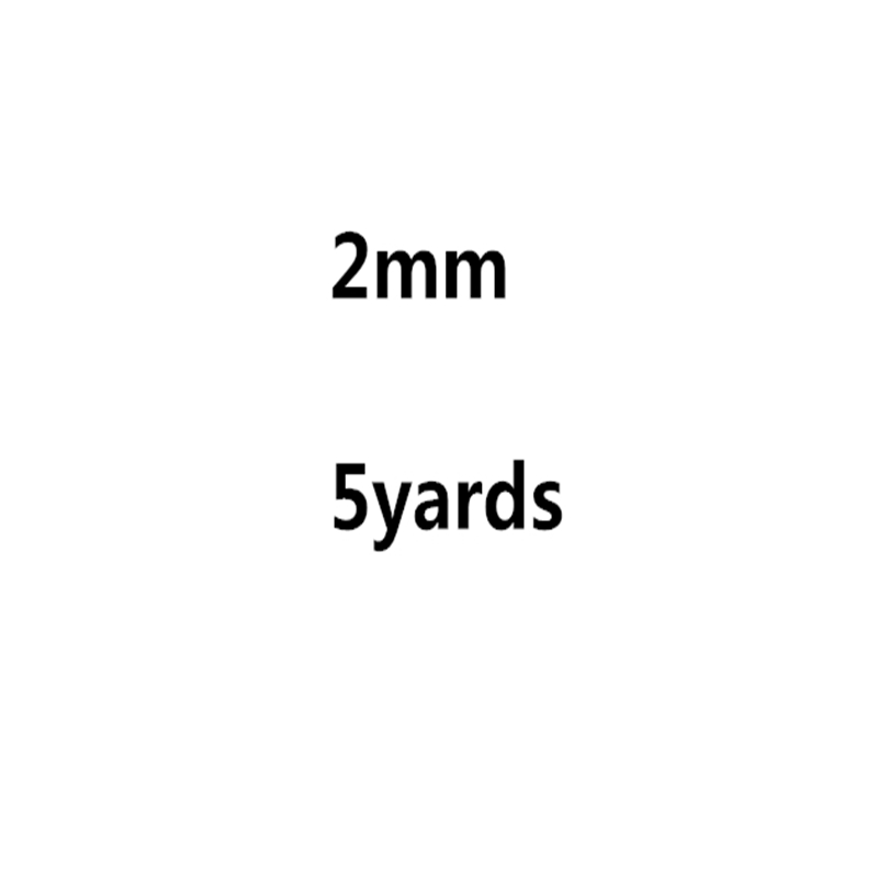 Cuerda de algodón encerado, 0,5mm, 0,8mm, 1mm, 1,5mm, 2mm, hilo encerado, collar para fabricación de joyas: 2mm