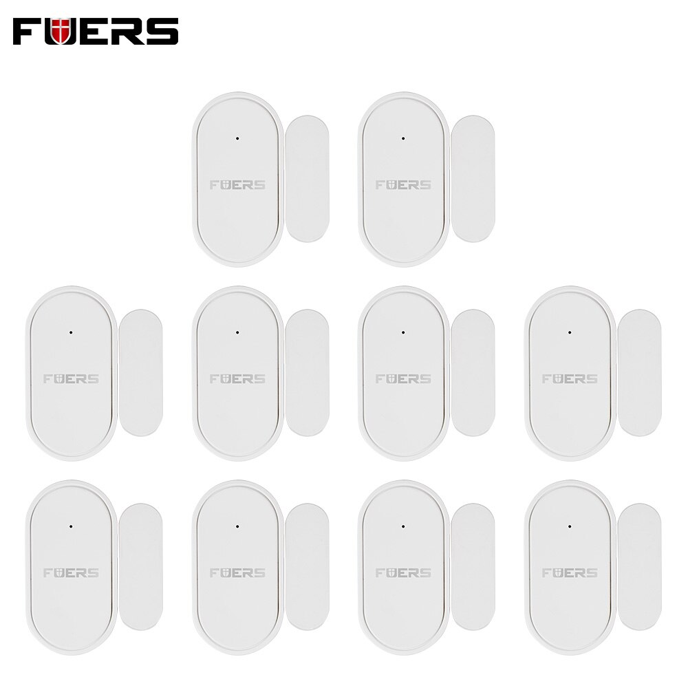 Fuers 433mhz Wireless Alarm Door Sensor Mini Door Sensor Open Close Detector Magnetic Switch For G95 G34 G60 Alarm System