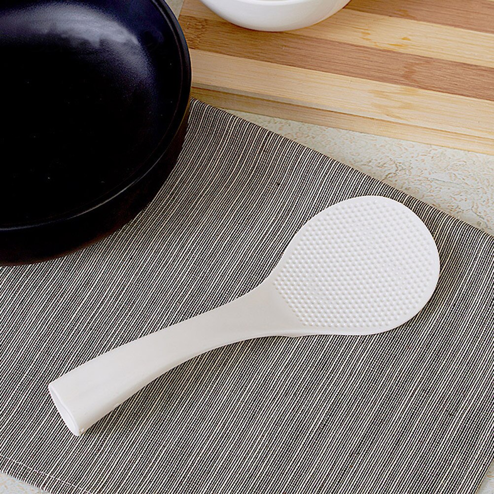 1PC Ladle Spoon Non Stick Plastic Rice Spoon Paddle for Picnic Mom Party