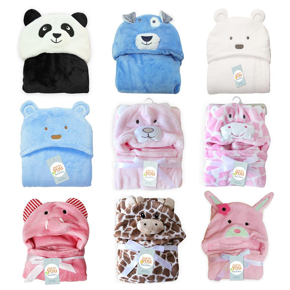 1pc confortable bébé peignoir mignon Animal dessin animé bébés couverture enfants à capuche peignoir enfant en bas âge bébé serviette de bain