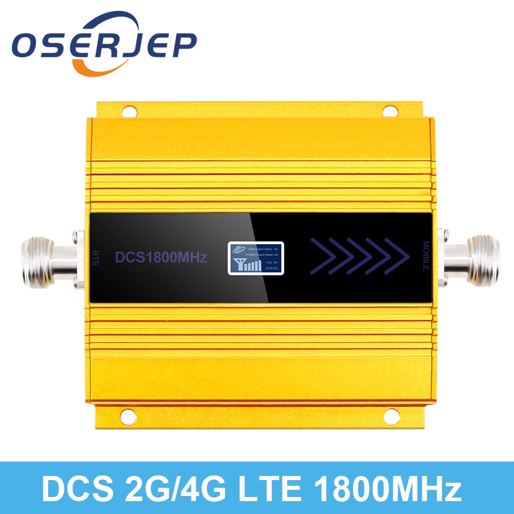 4G Lte 1800 Mhz Booster Lcd Gsm Amplificador Gsm 2G 4G Booster Dcs 1800 Booster Mobiele Telefoon signaal Versterker Repeater