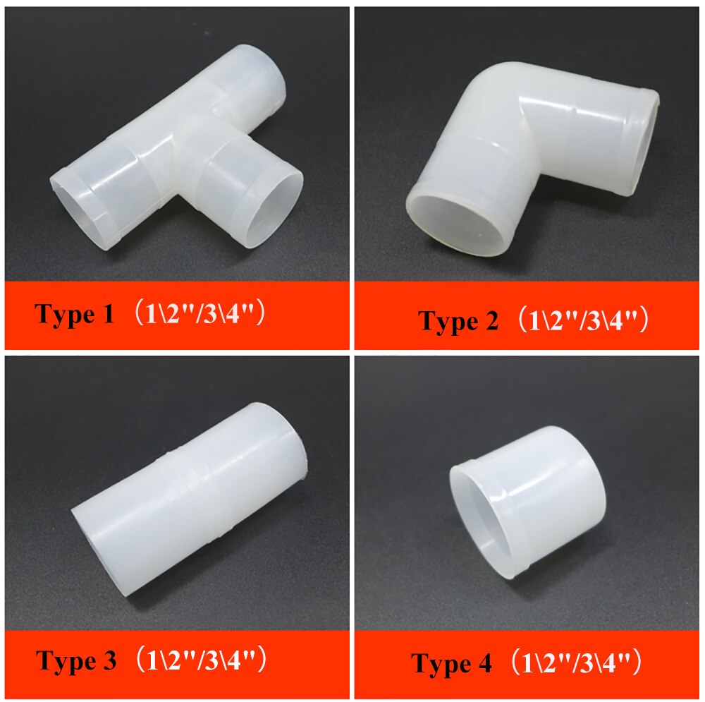 100pcs water line spare part equipment cage associated T-junction sweep straight tee plug connector hen cage coop poultry farm
