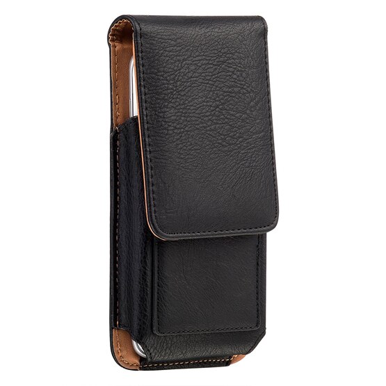 Ao ar livre vertical coldre capa giratória cinto para blu c5l caso de couro energia x 2/r1 hd telefone capa coque studio x8 hd 2019 caso: Black