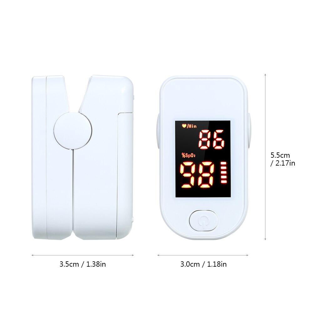 Blood Oxygen Monitor Finger Pulse Oximeter Oxygen Saturation Monitor without Battery Fast