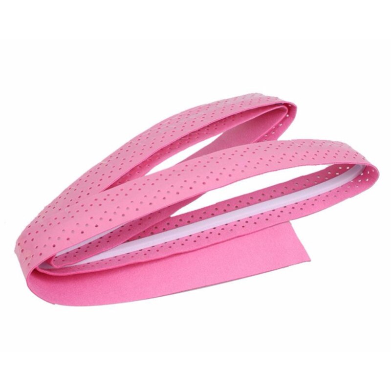 Banda elástica de bádminton gruesa, punzonado antideslizante, transpirable, pegamento para manos, raqueta de tenis, goma de Gel de pescado