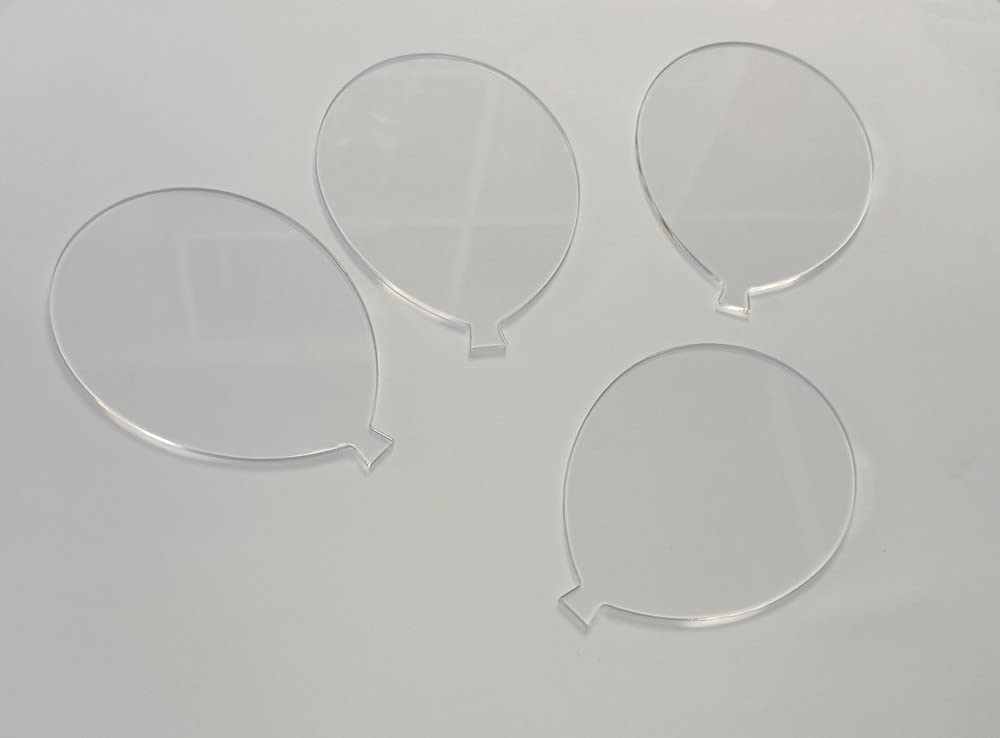 Balloon Acrylic Milestone Blanks,DIY Milestone Balloons Cards for Baby Photo Props,Baby Shower,Baby Keepsake,Wedding Decor