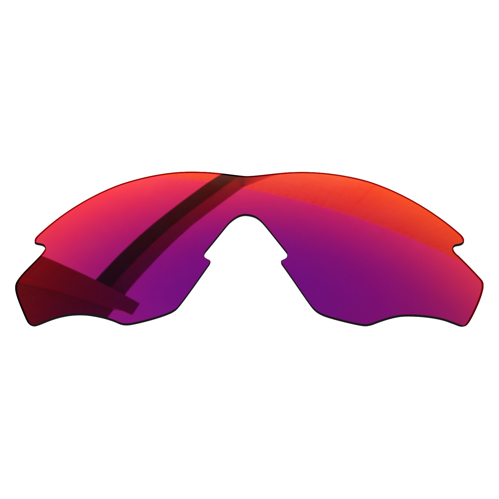 Alphax Polarisierte Ersatz Linsen für-Oakley M2 Rahmen XL OO9343 Rahmen Multi-Optionen: Wine Red