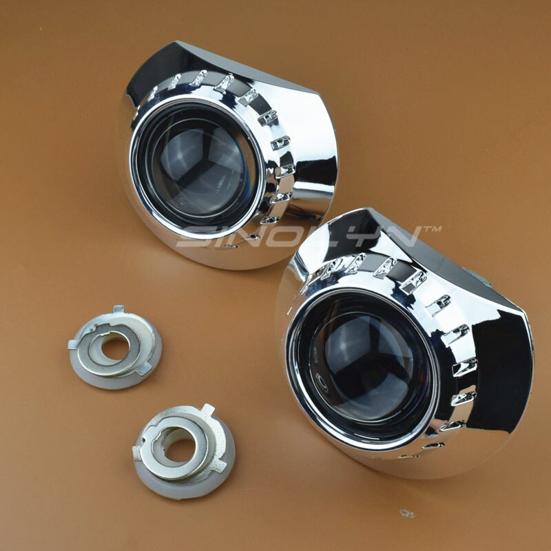 Sinolyn 2,5 Linsen Für BMW M3 E46 kompakt/E90/E92/E91 Halogen Scheinwerfer Bixenon Objektiv versteckt Projektor h7 Auto Lichter Zubehör DIY