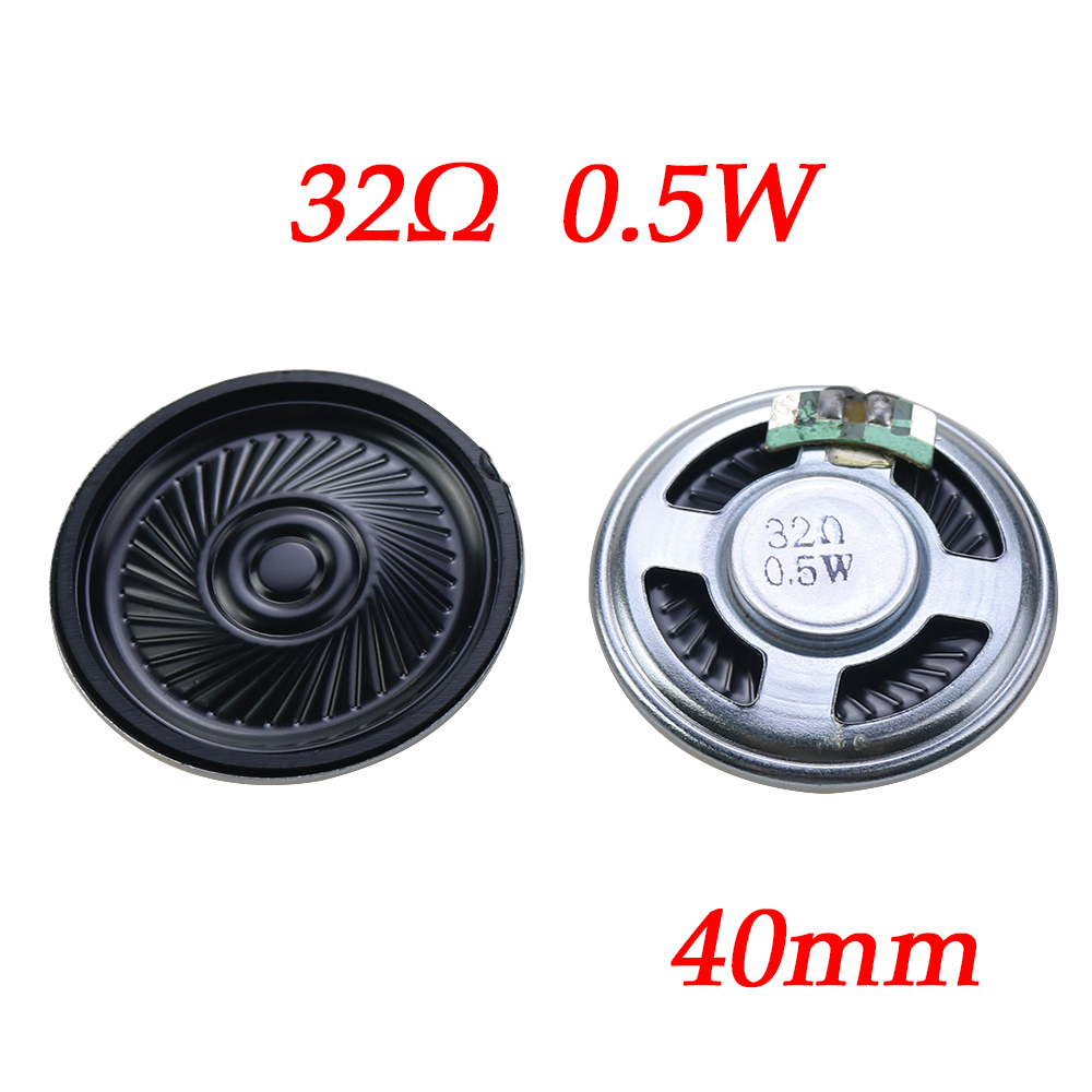 2PCS Ultra Thin Mini Speaker 32Ohm 0.5 Watt 0.5W 32R Speaker Diameter 28MM 36MM 40MM 2.8CM 3.6CM 4CM Suona Buzzer