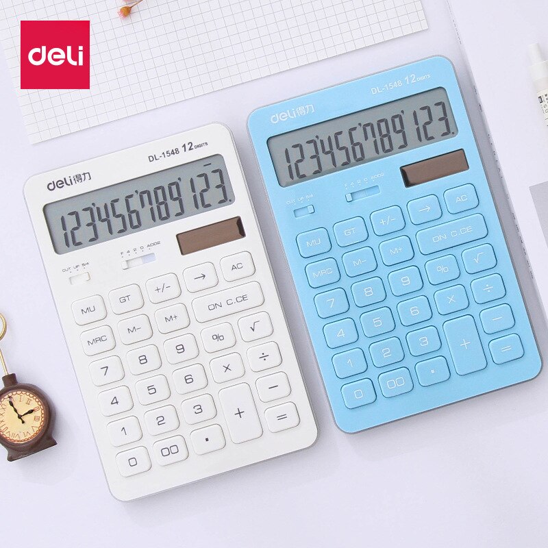 Calculator 1548a-Style Business Office for Student Cute Solar Financial for Calculator