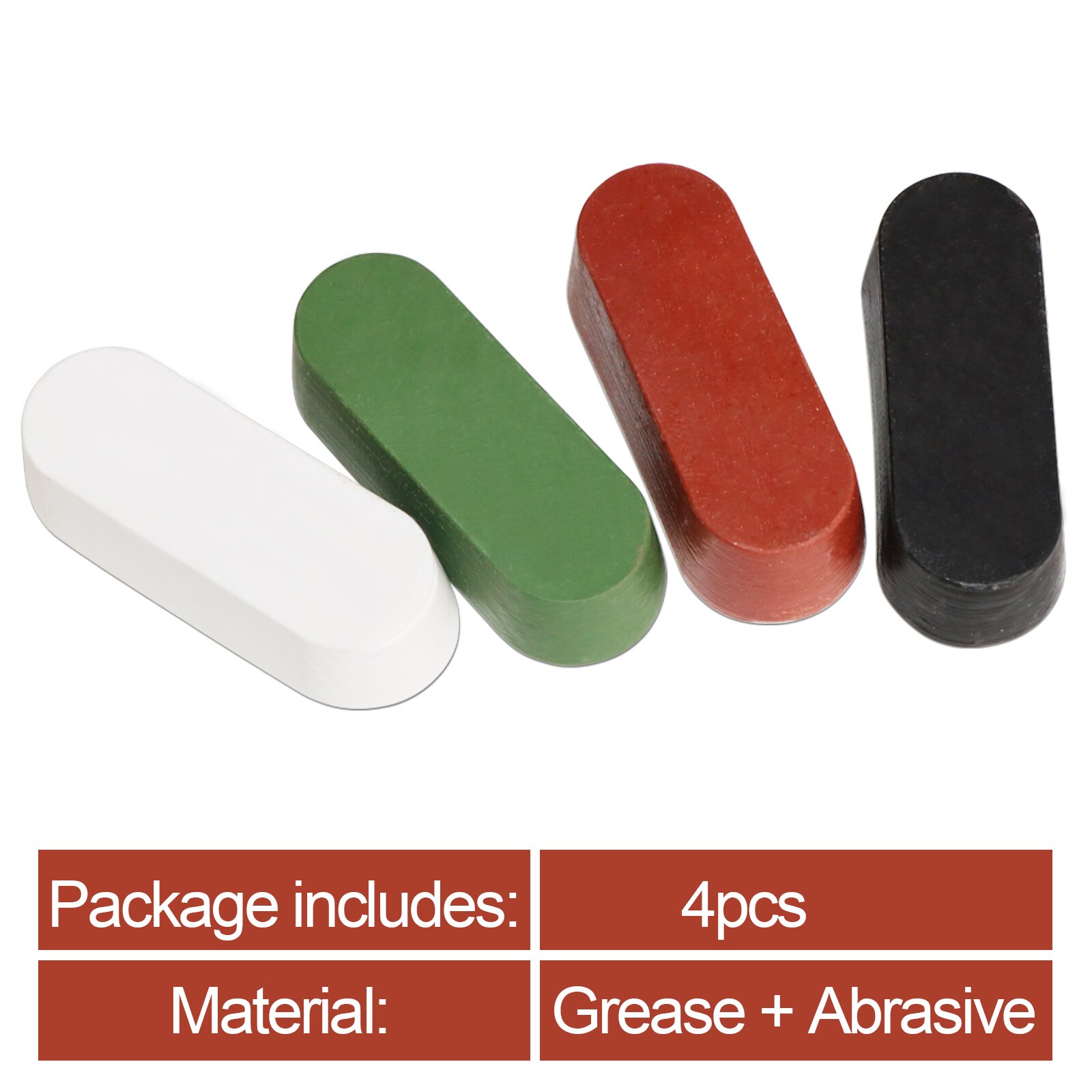 1Pc Aluminiumoxide Schurende Polijstpasta Buffing Compound Metal Mes Slijpen Gebruik Solid Wax