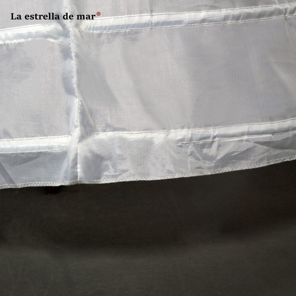 La estrella de mar venda por atacado mais tamanho saias para o vestido de casamento novo vermelho branco preto 6 hoops petticoat barato crinoline estoque