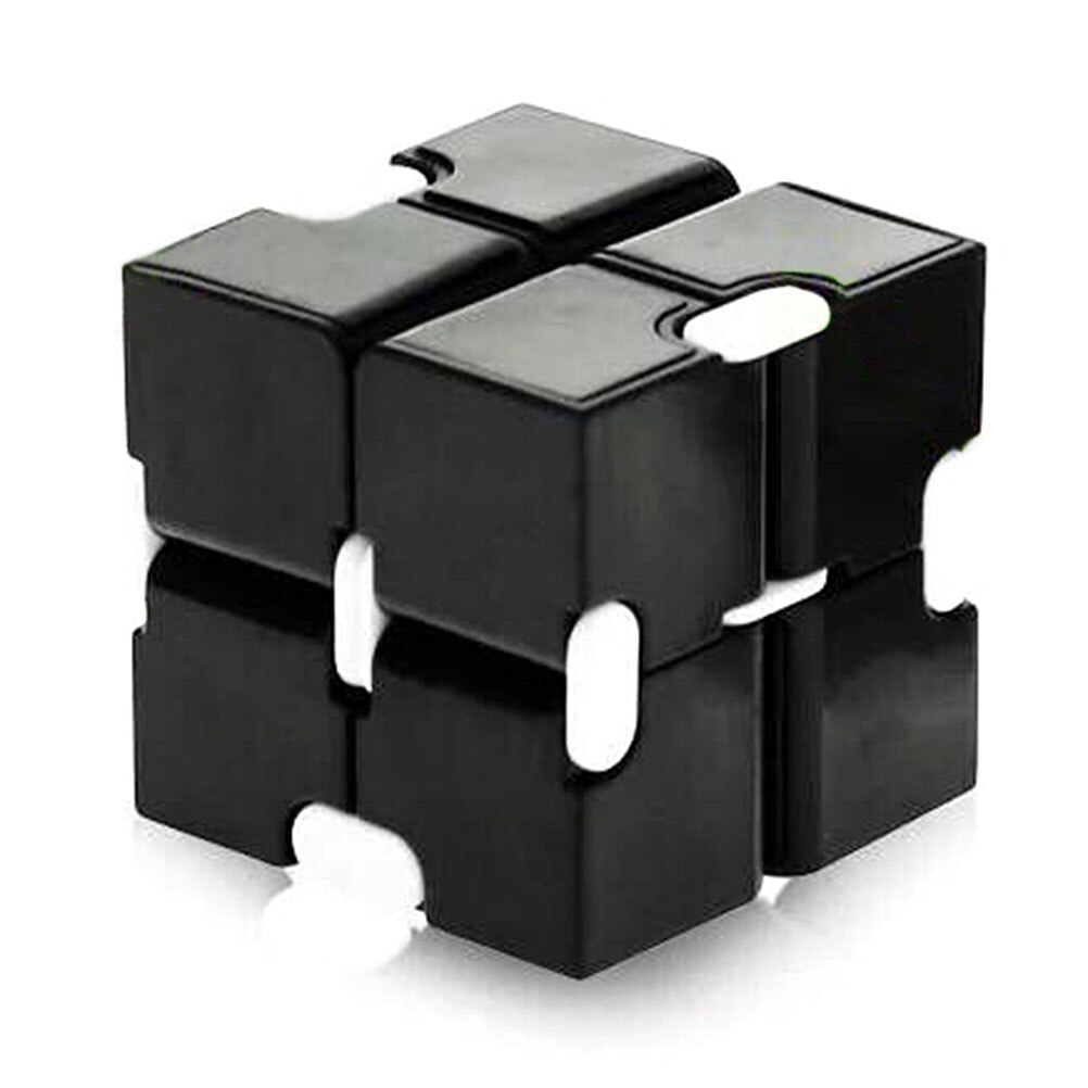 Vinger Cube Decompressie Speelgoed Kleurrijke Vinger Kubus Voor Kinderen En Volwassenen Speelgoed Kinderen #40: Black