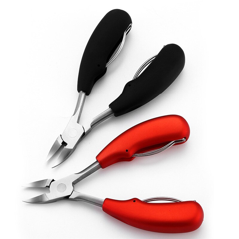 1Pc Fingernail Toenail Cuticle Nipper Trimming Stainless Steel Nail Clipper Cutter Scissor Plier Manicure Tool