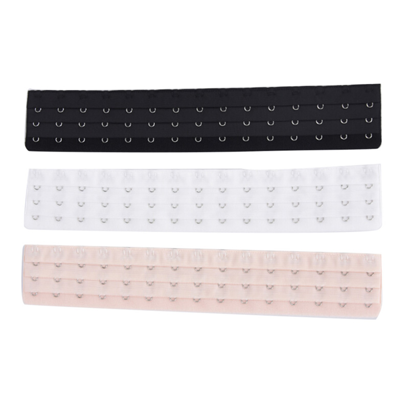 Mujer corsé extensión 15 Buckle Bra Extender 15 alargar gancho y ojo cinta 15 Correa 15 cierre ropa interior Accesorios