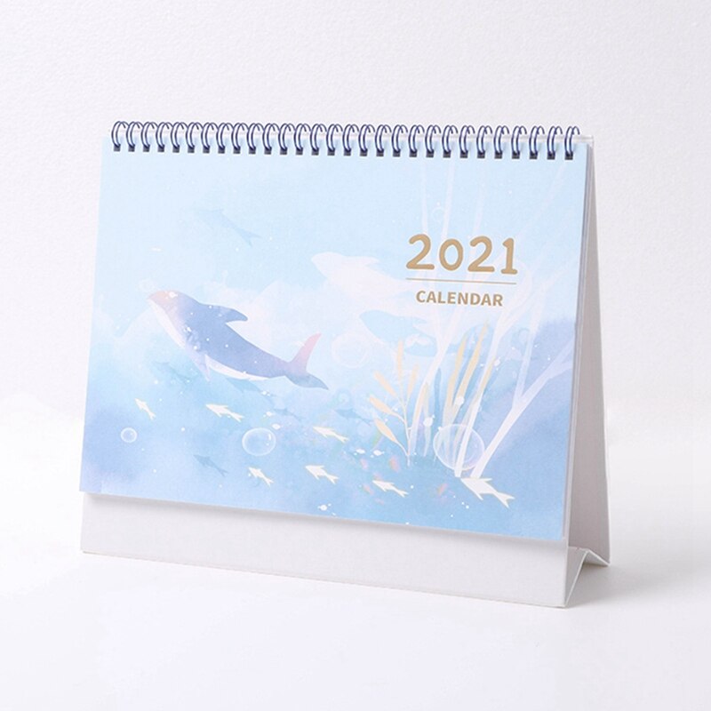 Tegneserie trykt kalender ins stil kirsebærblomst skrivebord kalendere dagligt planlægning  .08.12: Bl2