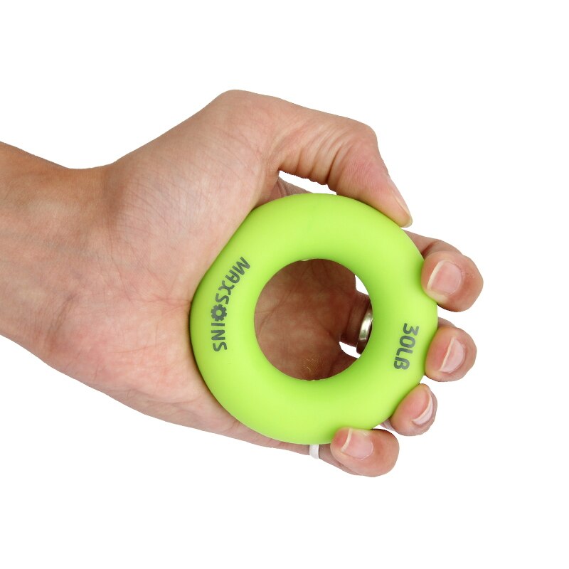 O Hand Gripper Grip Silicone Ring Hand Resistance Band Finger Stretcher-Exercise for Forearm Wrist Training Carpal Hand Expander: Green
