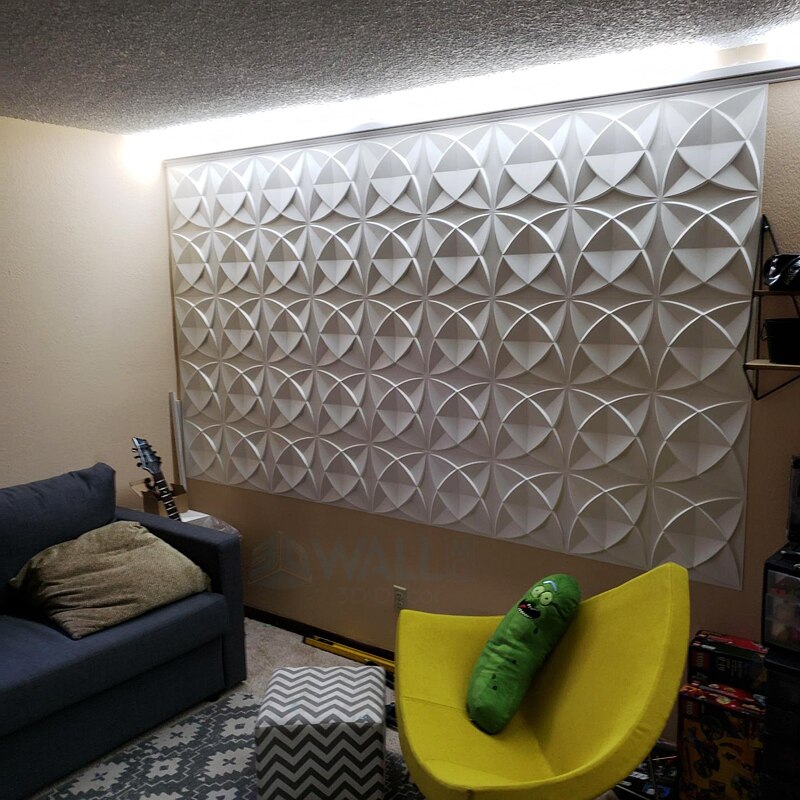 30x30cm 3D three-dimensional wall sticker decorative living room wallpaper mural waterproof 3D wall panel mold bathroom kitchen