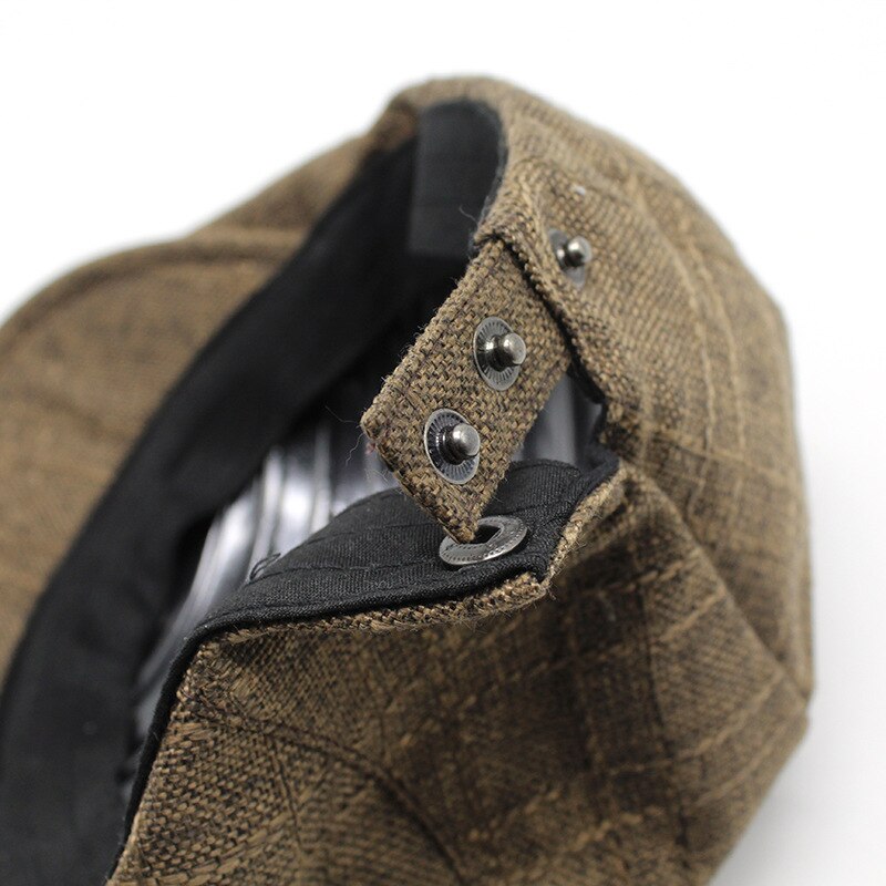 Casquette béret unisexe, chapeau plat, taille ajustable, modèle décontracté en maille, tissu aéré pour l'été, coloris unis, pour les hommes et les femmes