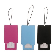 Creatieve Lederen Bagage Tags Labels Band Naam Adres ID Koffer Bagage Reizen